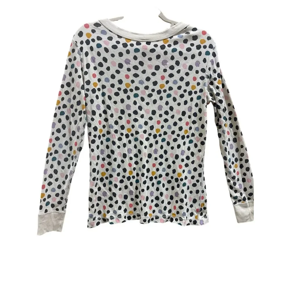 Hanna Andersson‎ Organic Cotton Polka Dot Long Sleeve Tee Women’s Medium